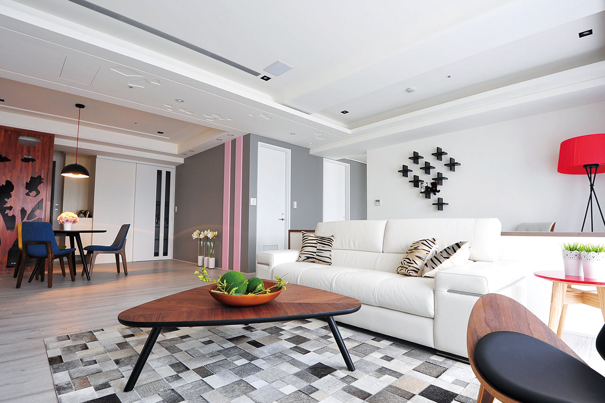 北京林奥嘉园89平米北欧风格设计装修效果图