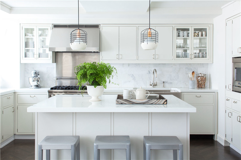 福州群升江山城134平米北欧风格设计装修效果图