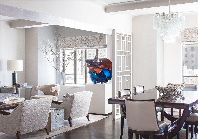 福州群升江山城134平米北欧风格设计装修效果图