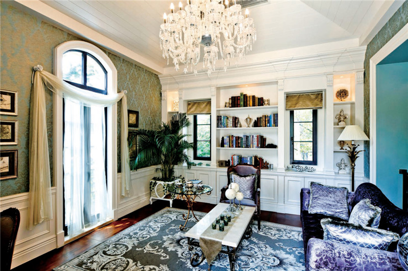 北京朗琴园139平米法式风格设计餐厅装修效果图