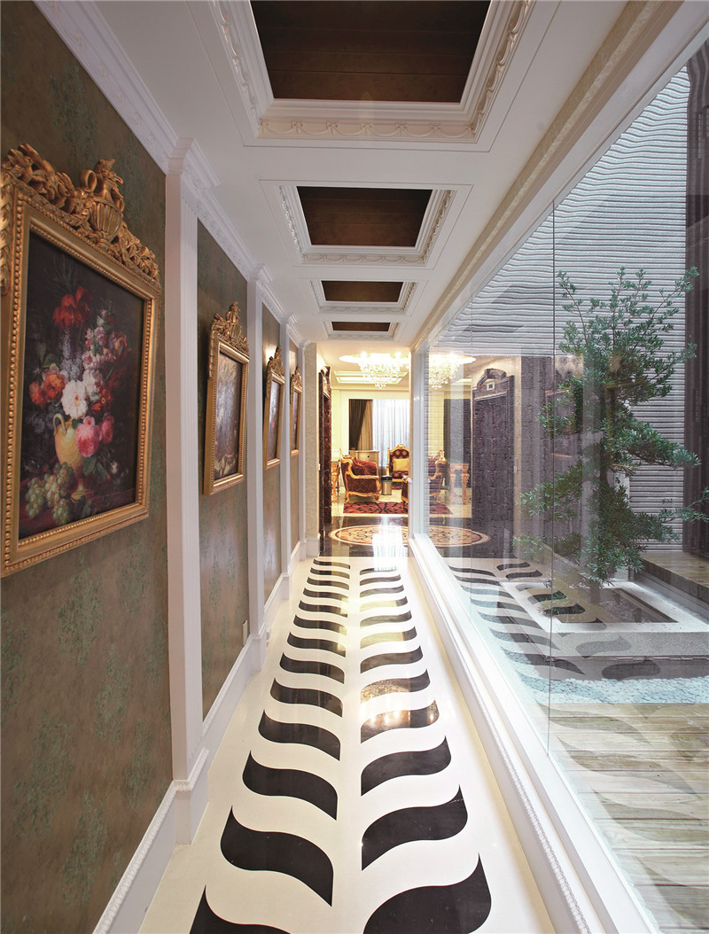 福州香樟林城市花园134平米法式风格设计餐厅装修效果图