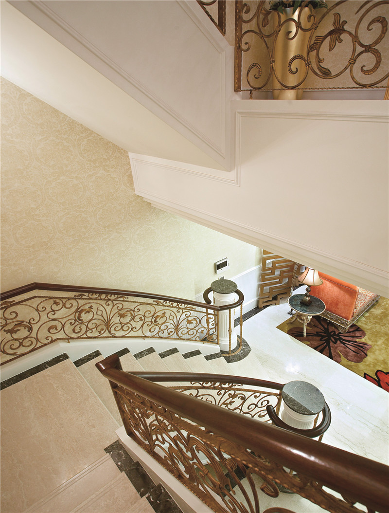 福州香樟林城市花园134平米法式风格设计餐厅装修效果图