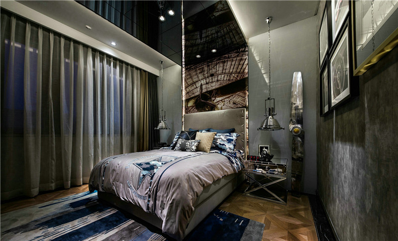 深圳金地名津118平米古典风格设计卧室装修效果图