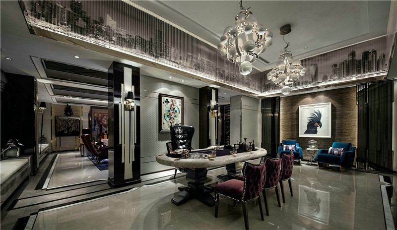 深圳金地名津118平米古典风格设计卧室装修效果图