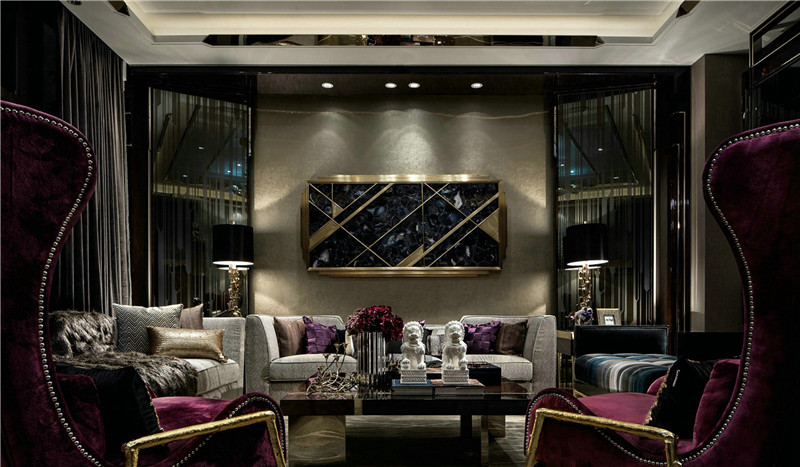 深圳金地名津118平米古典风格设计卧室装修效果图