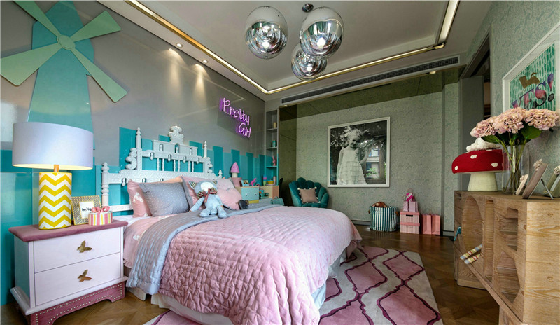 深圳金地名津118平米古典风格设计卧室装修效果图