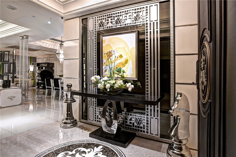 苏州龙泰檀香苑199平米古典风格设计客厅装修效果图