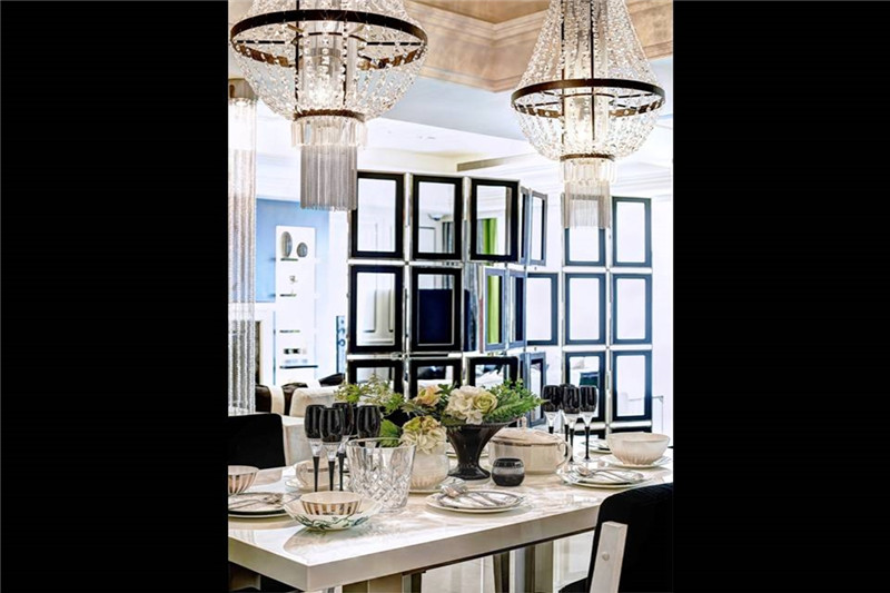 苏州龙泰檀香苑199平米古典风格设计客厅装修效果图