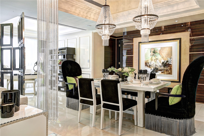 苏州龙泰檀香苑199平米古典风格设计客厅装修效果图