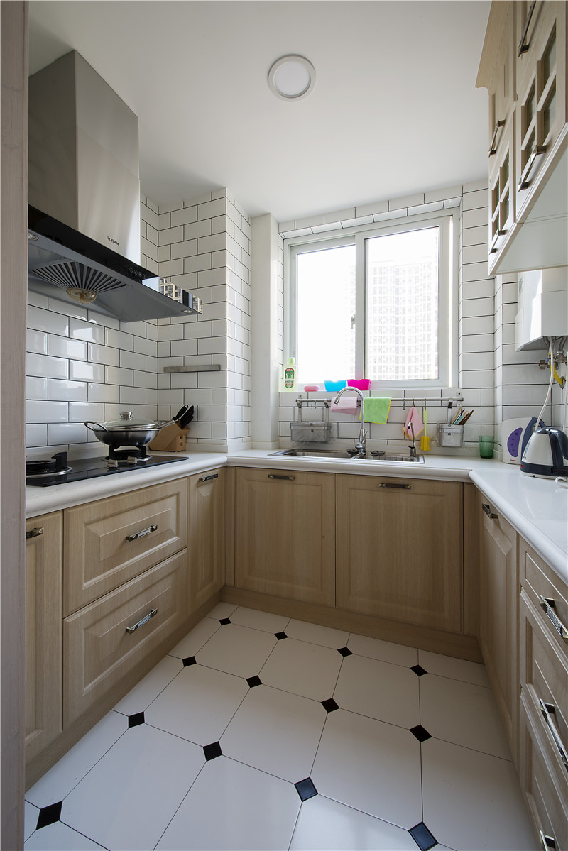 重庆招商江湾城田园风格88平米设计装修效果图