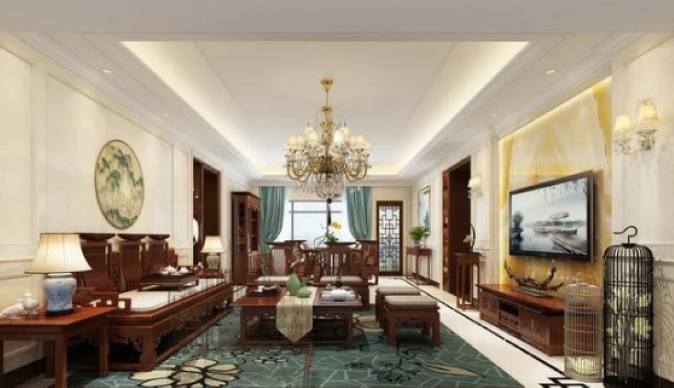 超棒的欧式中式混搭装修风格设计