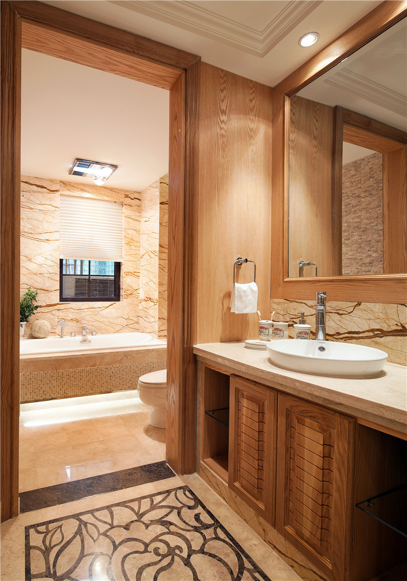 成都格凌兰田园风格144平米设计装修效果图