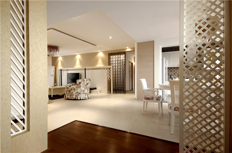 上海田园风格路劲上海派 124平米设计装修效果图