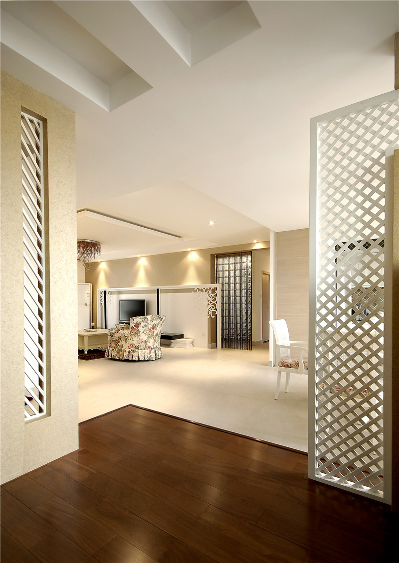 上海田园风格路劲上海派 124平米设计装修效果图