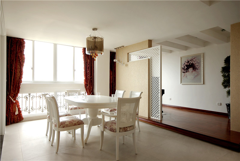 上海田园风格路劲上海派 124平米设计装修效果图