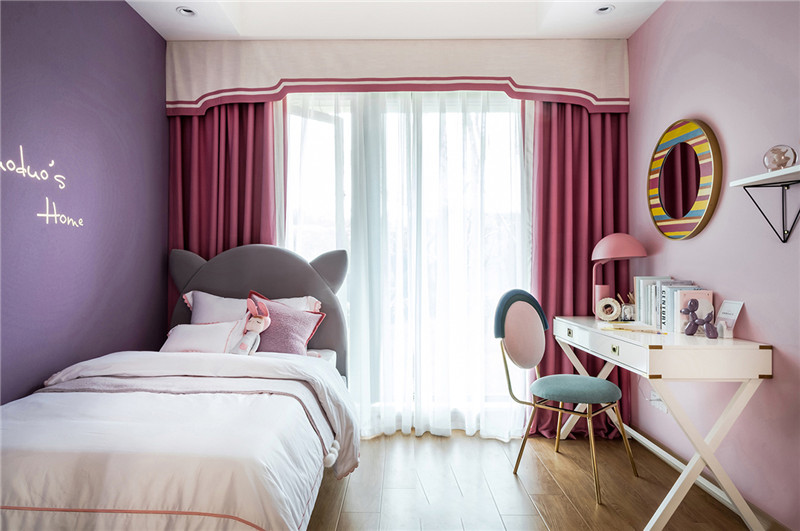 新乡现代简约风格天马兰亭园87平米设计装修效果图