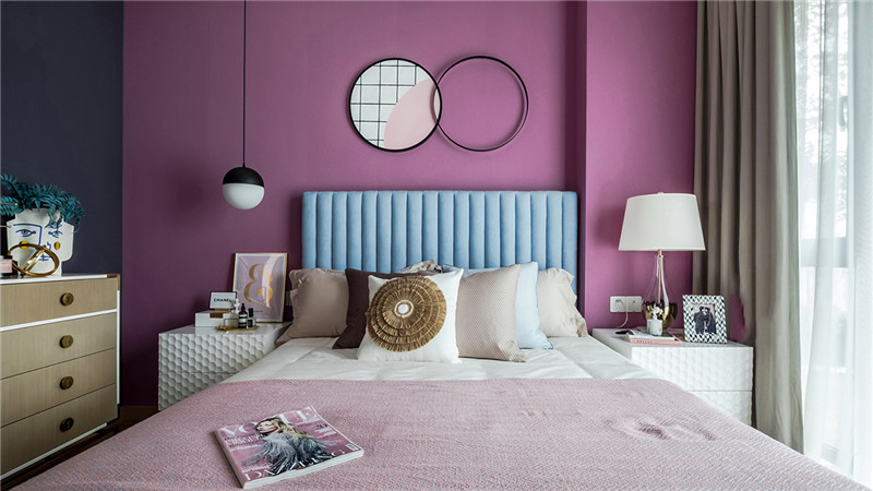 新乡现代简约风格天马兰亭园87平米设计装修效果图