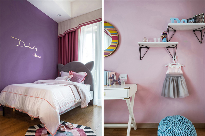 新乡现代简约风格天马兰亭园87平米设计装修效果图