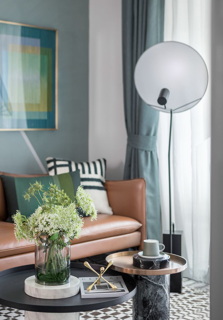 武汉现代简约风格联投龙湾96平米设计装修效果图