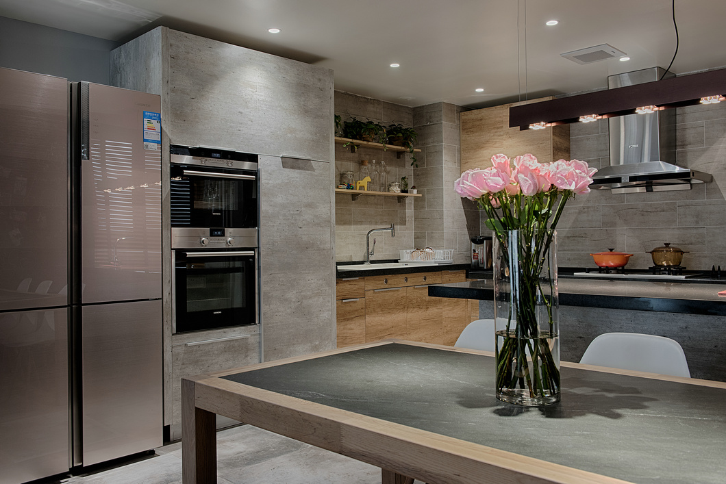 现代简约风格水晶城112平米复式设计装修效果图