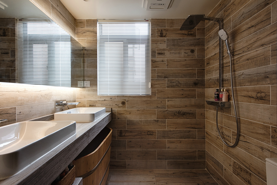 现代简约风格水晶城112平米复式设计装修效果图