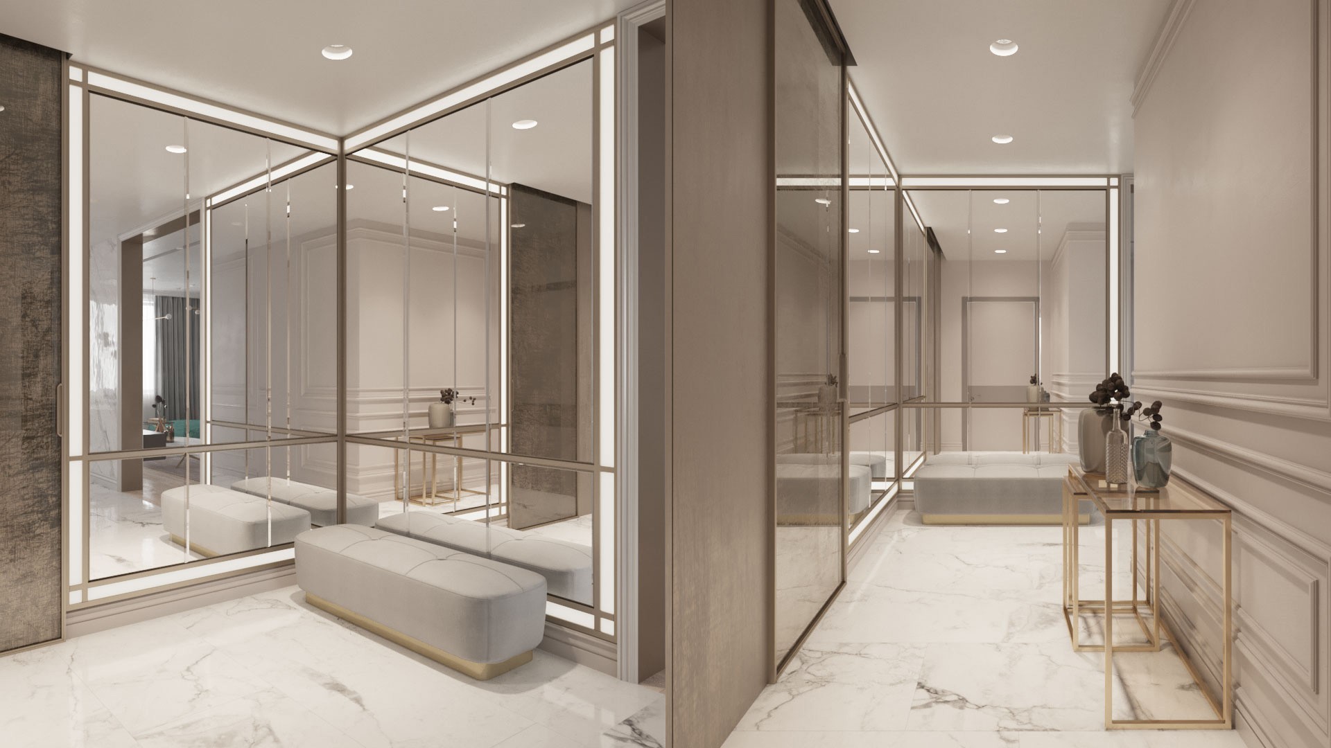 玉林现代简约风格德兴花园108平米设计装修效果图