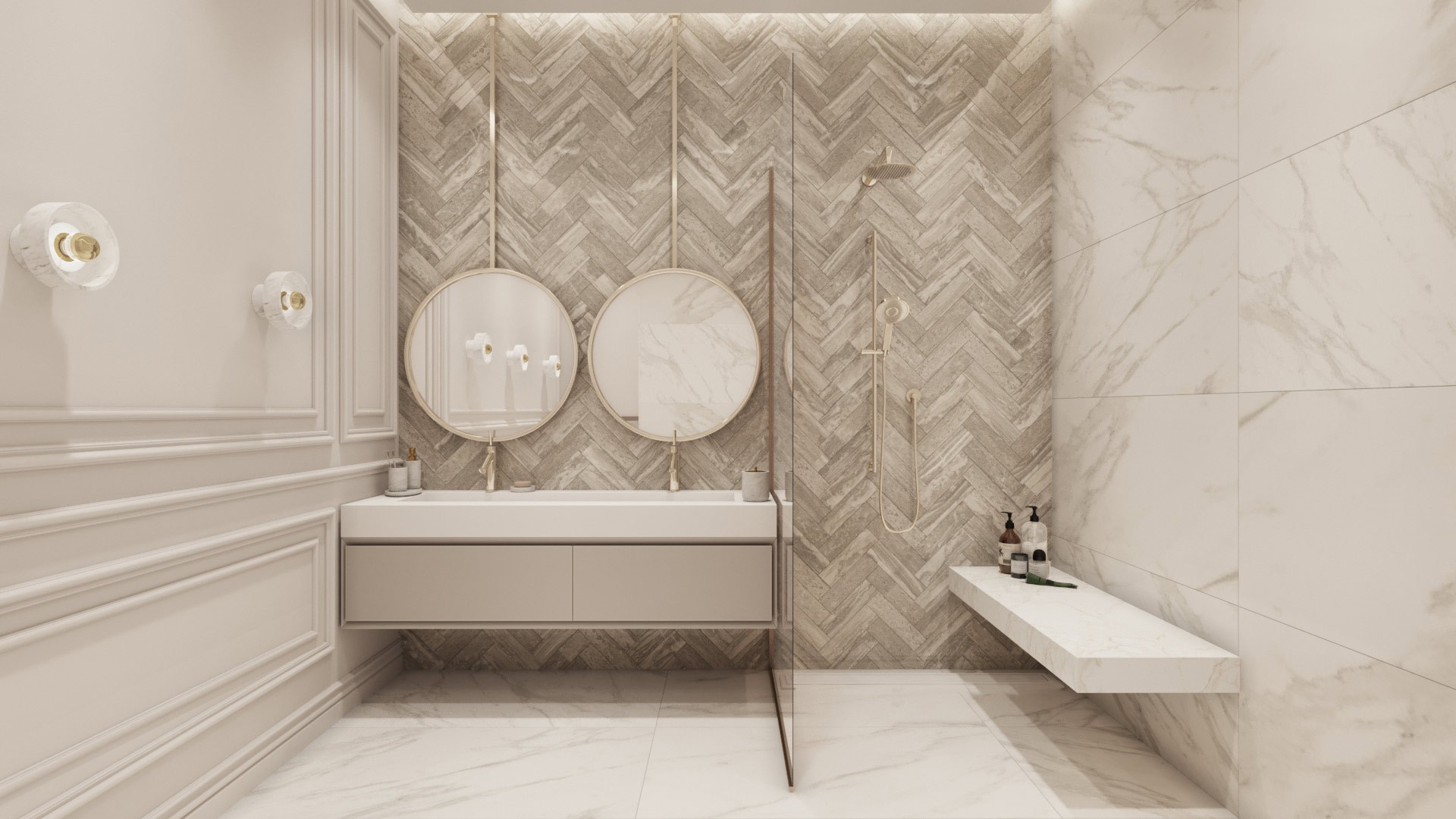 玉林现代简约风格德兴花园108平米设计装修效果图