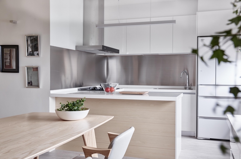 廊坊现代简约风格旭辉十九城邦122平米设计装修效果图