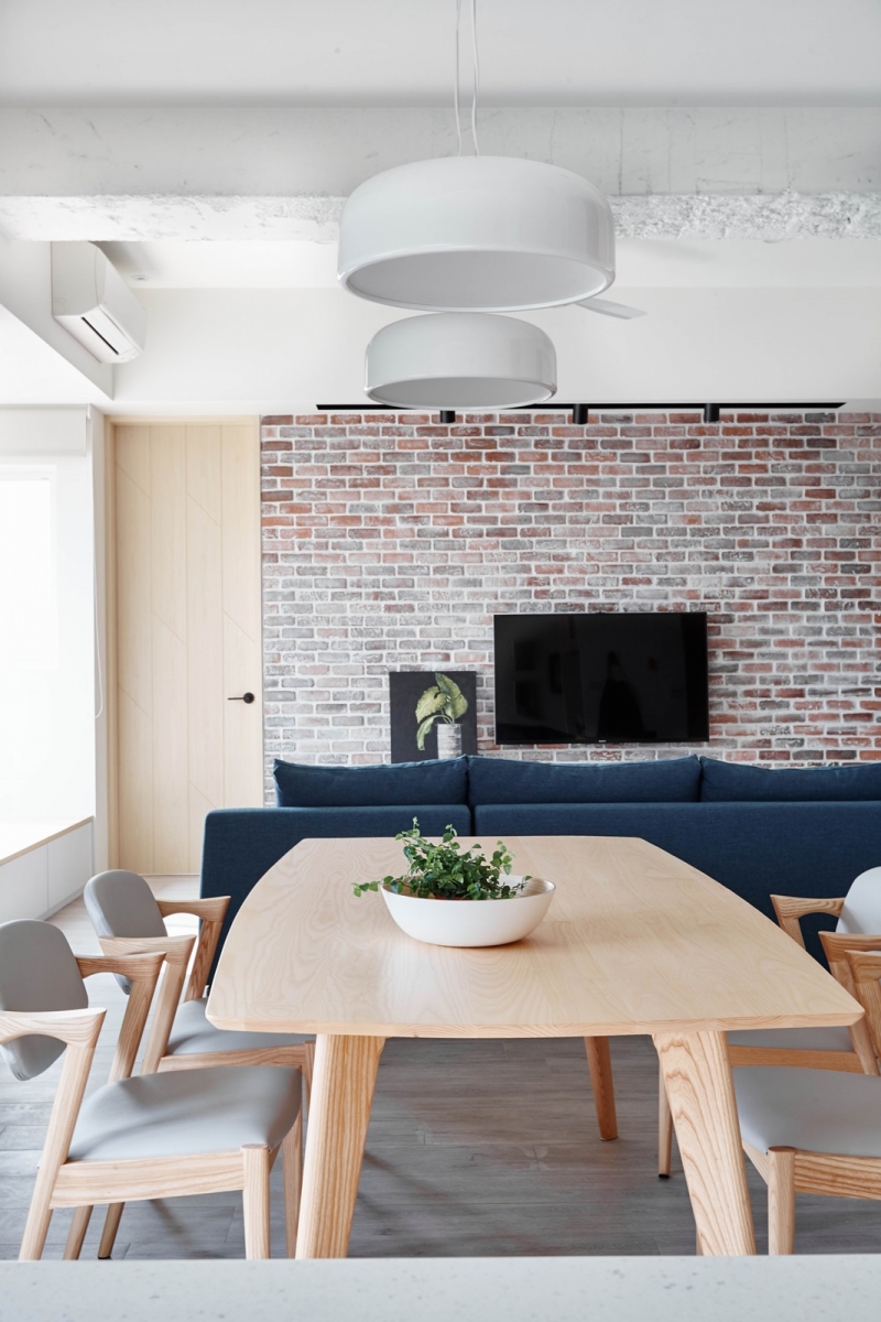 廊坊现代简约风格旭辉十九城邦122平米设计装修效果图