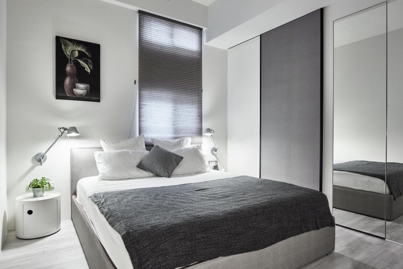 廊坊现代简约风格旭辉十九城邦122平米设计装修效果图