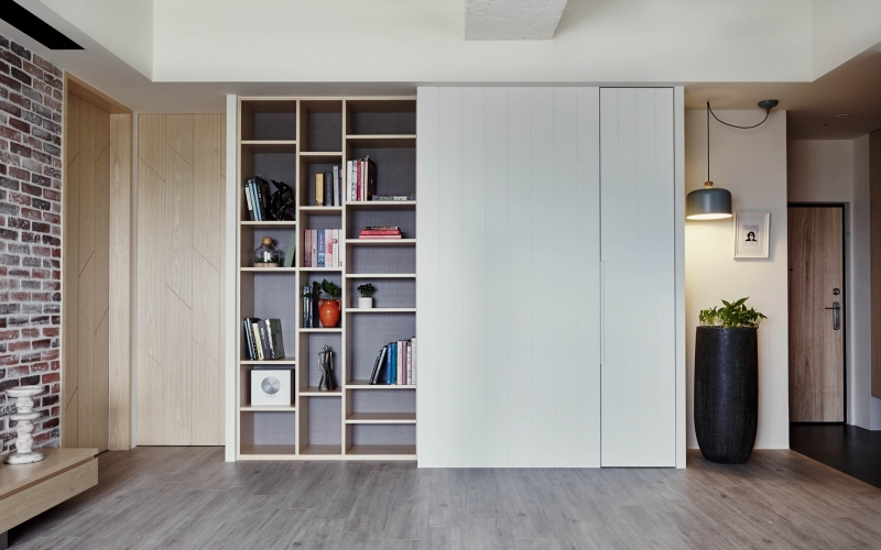 廊坊现代简约风格旭辉十九城邦122平米设计装修效果图