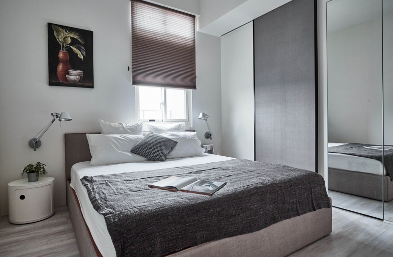 廊坊现代简约风格旭辉十九城邦122平米设计装修效果图