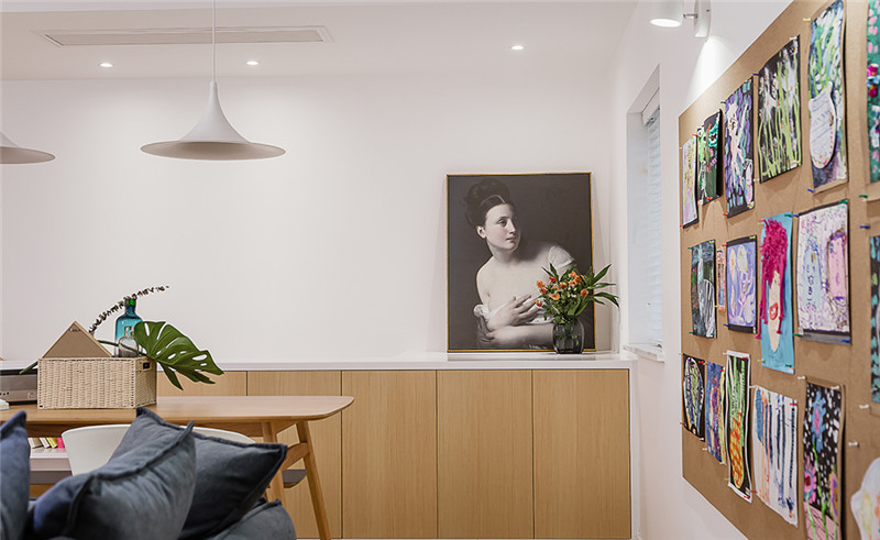 成都现代简约风格世茂玉锦湾103平米设计装修效果图