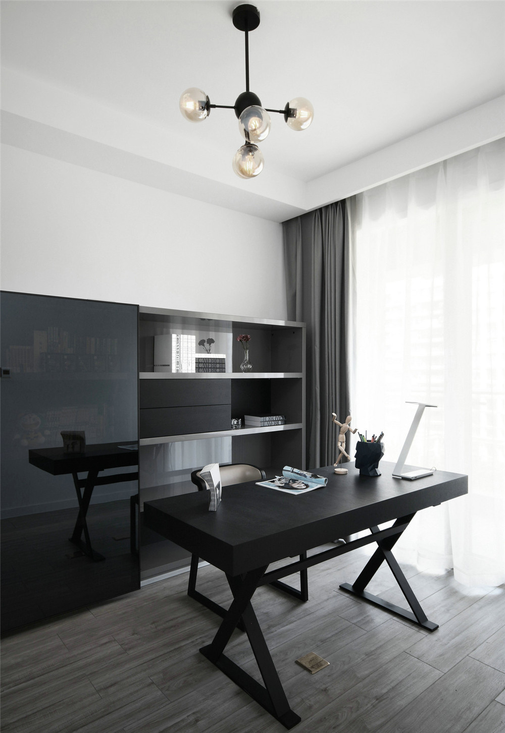 太原现代简约风格都市广场82平米设计装修效果图