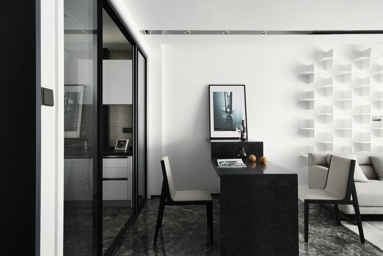 太原现代简约风格都市广场82平米设计装修效果图