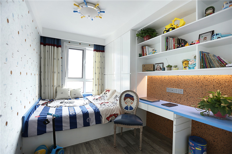 现代简约风格设计昆明鑫都韵城98平米装修效果图