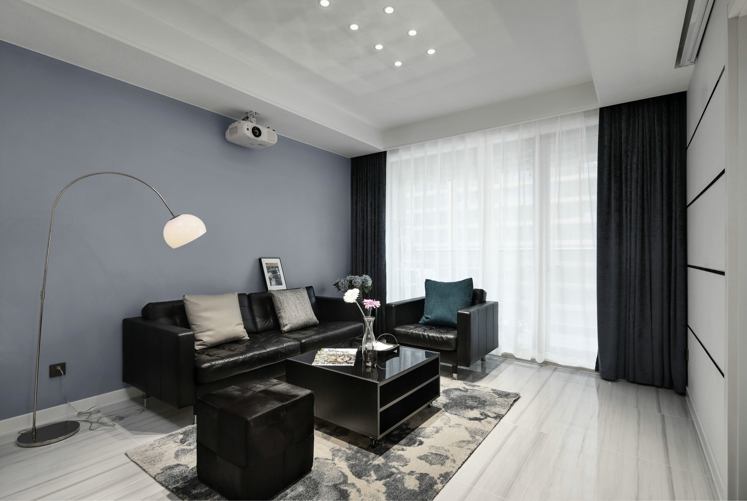 现代简约风格设计昆明碧丽山庄112平米装修效果图