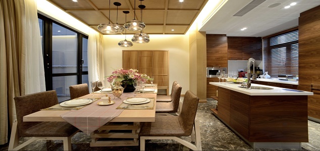 新中式厨房如何搭配？