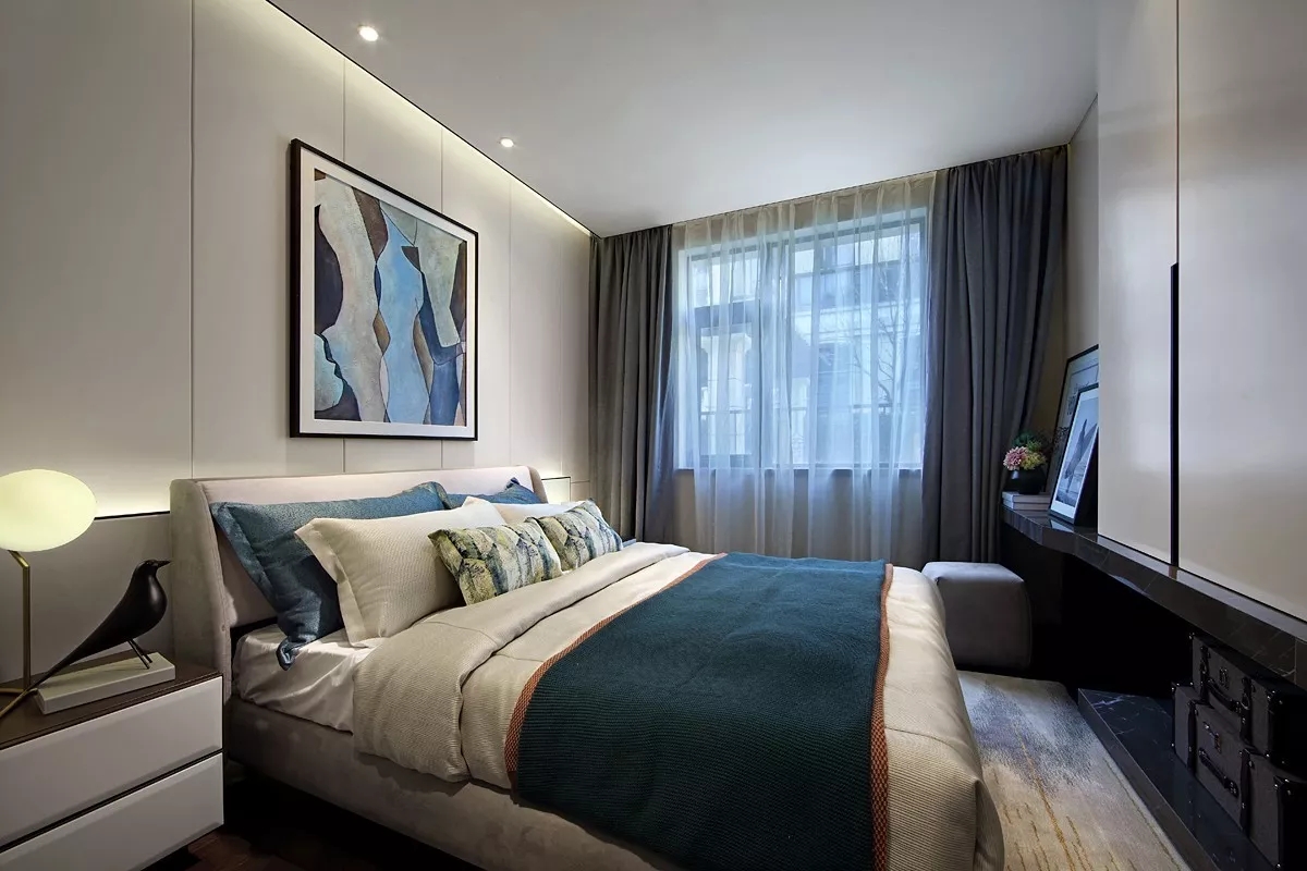 现代简约风格设计上海晶钻博华126平米装修效果图