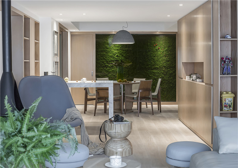 现代简约风格设计重庆第三时空106平米装修效果图