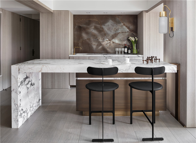 现代简约风格设计合肥江南美林苑102平米装修效果图	