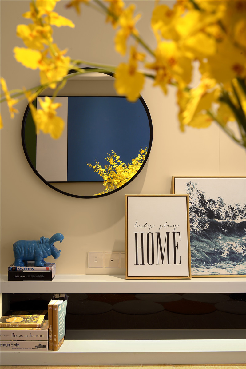 现代简约风格设计云顶花园107平米装修效果图	