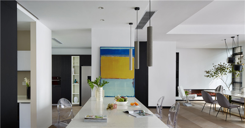 现代简约风格设计北京加州水郡90平米装修效果图	