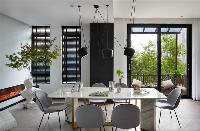 现代简约风格设计北京加州水郡90平米装修效果图	