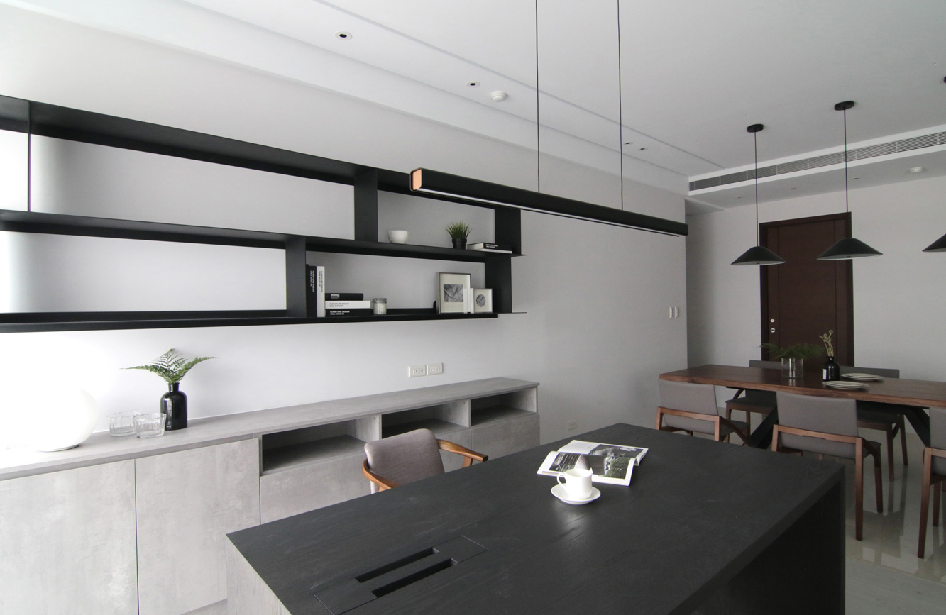 现代简约风格设计北京尊府104平米装修效果图	