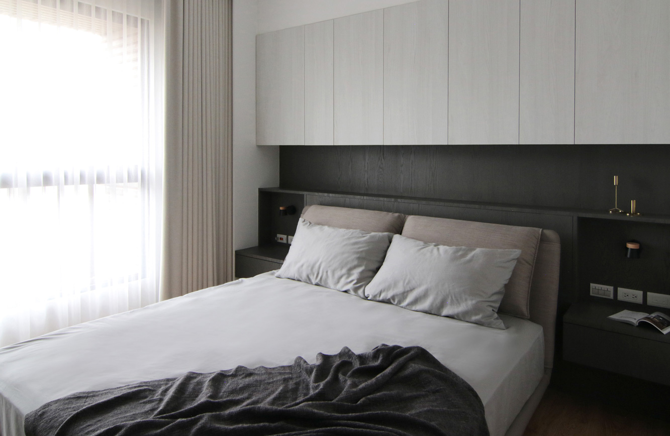 现代简约风格设计北京尊府104平米装修效果图	