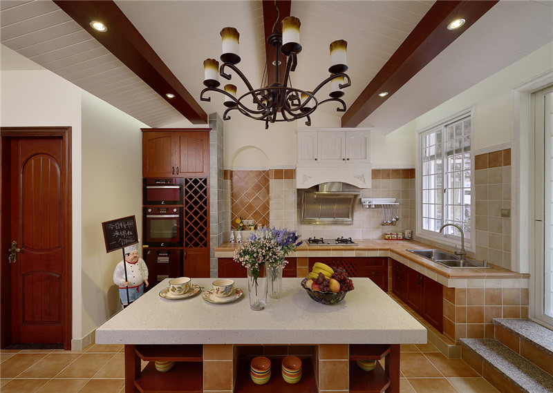 田园风格设计厨房装修细节效果图