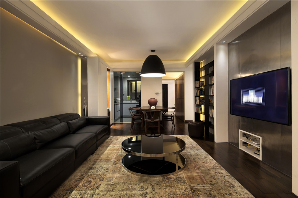 现代风格14平米客厅装修效果图