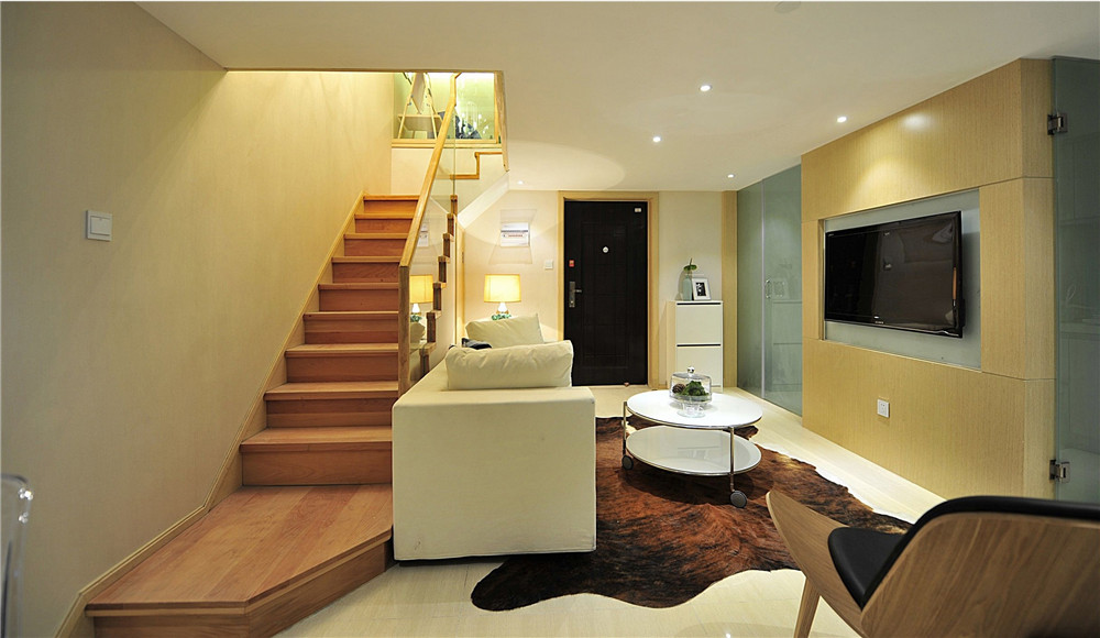 现代风格14平米客厅装修效果图