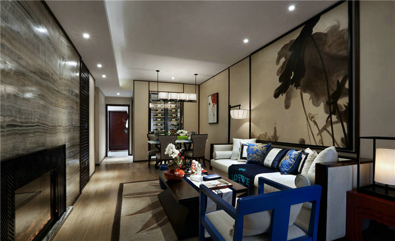 东南亚风格设计昆明领秀知识城装修效果图